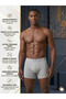 Men's Towel Waist Gray Melange Modal Lycra Flexible Soft Textured Breathable Boxer