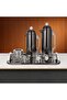 Tea & Coffee Set 21 Pieces Gun Black & Silver
