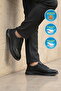 Premium Black Genuine Leather Men's Casual Shoes 3003 m