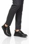 Premium Black Genuine Leather Men's Casual Shoes 3003 m - 2