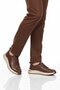 Premium Brown Genuine Leather Men's Casual Shoes 3003 m