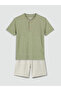 Lcw Kidsgreen Boys' T-Shirt and Shorts