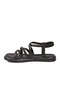Black Lightweight Flexible Women's Sandals S-20 Z - 4