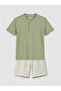 Lcw Kidsgreen Boys' T-Shirt and Shorts - 2