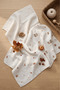Little Organic's | 3-Piece 100% Organic Cotton Muslin Cover - Blanket Set 75x80 cm | Oeko-tex | Gots - - 6