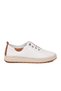 White Genuine Leather Orthopedic Flexible Lightweight Women's Casual Shoes 3030 Z - 4