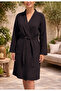 Double Layered Thin Muslin Fabric Women's Dressing Gown / Kimono - 5