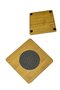 Home 6-Piece Bamboo Steel Wire Trivet Wooden Pot Pan Teapot Base - 2