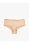 Comfortable Fit Lace Detailed High Waist Hipster Panties