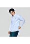 Men’s Cotton Slim Oxford Shirt with Embroidery - 7