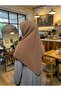 Oversized Medina Silk Scarf Sweet Coffee 120X120 cm - 3