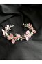 Epoxy Floral Pearl Detailed Bridal Crown Engagement Maternity Crown – Handmade Hair Accessory - 2