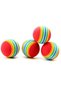 2 PIECES RAINBOW COLORED CAT DOG PLAY BALL - 3
