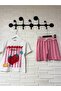 Girls Cotton Strawberry Pattern T-Shirt and Striped Shorts Set - 3