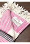 Scotch Blanket Tv Blanket 130*170 cm Cunda Pink Custom Size Cotton Knee Blanket Shawl - 2