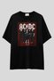 Ac/Dc Rock Band Unisex T-Shirt |   100% Cotton Black Printed Vintage Rock Music Themed Special Design Tee