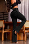 Women's High-Waist Side-Elastic Button-Front Jeans - 3