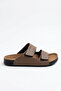 Men's Double-Strapped Daily Slippers with Velcro, Comfortable Sole, Lightweight Sole, Summer Modern Comfortable Slippers - 2