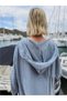 Muslin Blue Color Trousers Kimono Set - 5