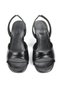 Viona Flexible Soft Non-Slip Sole (8 cm) Black Patent Leather Women's Heeled Shoes - 3