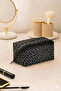 Premium Large Size Makeup Bag I Premium Leopard Hair Styling Bag 2-Piece Combination Set X - 3