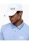 Unisex Contrast Logo Detailed White-Black Sports Hat with Hard Visor and Breathable Fabric 7X000 - 4