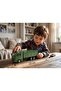 19cm Detailed Open-Body Logistics Themed Toy Pickup Truck with Pull-Back Mechanism