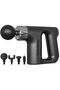 Relixu Professional Mini Massage Gun, Deep Tissue Percussion Muscle Massager with 4 Massage Heads, P