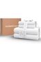 White Hotel Style 4-Pc Double/Full Size Bed Sheet Set