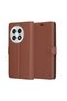 OnePlus 13 Case, Leather Folio, shockproof, brown