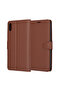 Case for iPhone XS Max, Leather Folio, shockproof, brown - 6