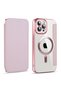 Husa pentru iPhone 11 Pro Max, Techsuit, PU, Roz - 2