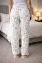 100% Cotton Knitted Elastic Waist Printed Patterned Stylish and Comfortable Women's Pajamas Single Bottom - 5