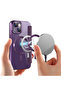 Husa pentru iPhone 15 Plus, Techsuit, PU, Mov - 6