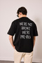 100% Cotton Basic Tshirt with Printed Back