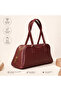 Kadın Bordo Basic Günlük Omuz Çantası - 3