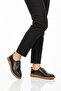 Black Genuine Leather Women's Casual Shoes 2005 Z - 2