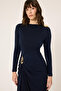 BUCKLED MAXI DRESS - 4