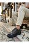 Ba0245 Brown Patent Leather Parachute Detailed Smart Rubber Laces High Sole Casual Men's Shoes - 3