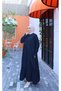 Half Sleeve Umre Set Navy Blue Hnt7050 - 4