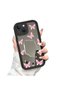 iPhone 15 Plus Compatible Mirrored Butterfly Themed Phone Case, Camera Protected, Stylish Design - 2