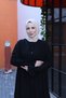 Half Sleeve Umrah Set Black Hnt7050 - 4