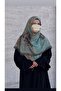 Cotton Soft Alâ Pattern Scarf-Water Green - 2