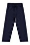 Self-Patterned Pants for 10-13 Years Old - Navy Blue