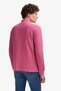 Men's Dark Pink Polo Collar Basic Sweatshirt 50253121-Vr167 - 5