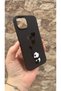 iPhone 11 Pro Max Compatible Heart Panda Patterned Silicone Shock Absorbing Classic Protected Rubber Case - 3