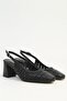 Black Women's Heeled Shoes Pc-55783 - 3