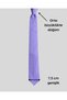 Lilac Colored Silk Tie - 7.5 cm Wide - 3
