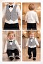 Mine Trend Houndstooth Printed Vest and Bow Tie Set - 2