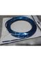 Shiny Blue Nickel Plated Ribbed Torpedo Strip 5 Meters - 3